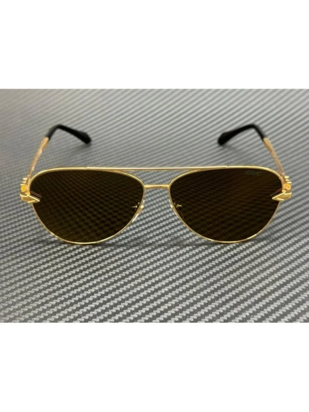 New Versace Men Gold Sunglasses 61-13-140